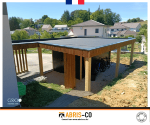 EPDM sur carport bois