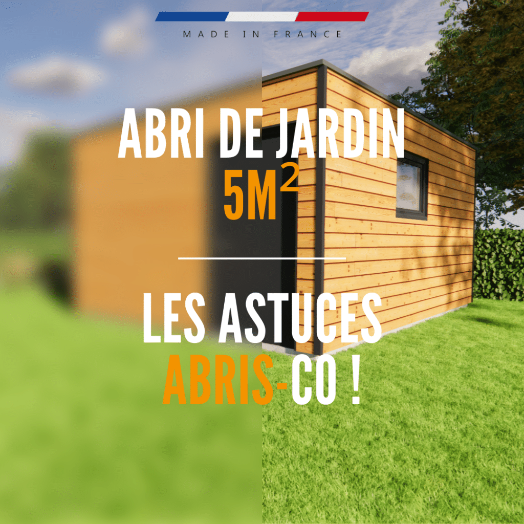 Abri de jardin 5m², design