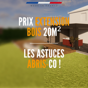 Prix extension bois 20m² article