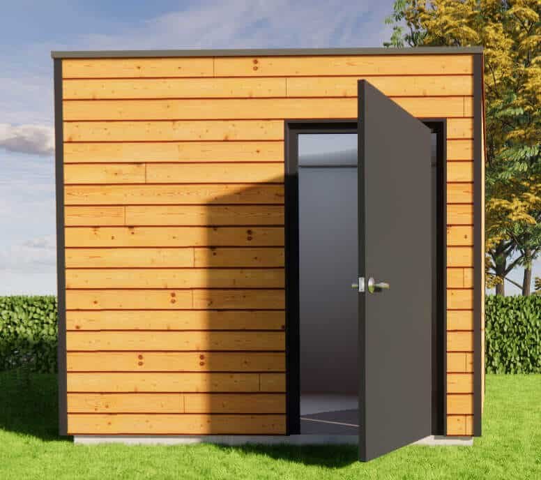 porte ouverture exterieur 7016
